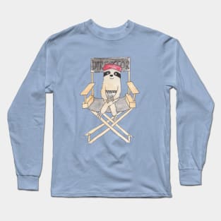 Movie Director Sloth Long Sleeve T-Shirt